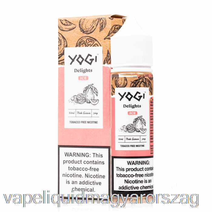 Rózsaszín Guava Jég - Jógi örömök - 60ml 6mg Vape Toll